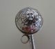 Vintage Solid Sterling Silver Baby Rattle Clown Decoration Hallmarked Other Antique Sterling Silver photo 2