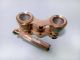 Antique French Lemaire Paris Mother Of Pearl & Brass Opera Glasses Binoculars Optical photo 9