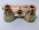 Antique French Lemaire Paris Mother Of Pearl & Brass Opera Glasses Binoculars Optical photo 1