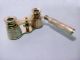 Antique French Lemaire Paris Mother Of Pearl & Brass Opera Glasses Binoculars Optical photo 4