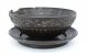 2pc Ancient Islamic Turned Steatite Calligraphic Magic Bowl With Under Plate Islamic photo 1