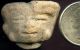 Pre - Columbian Aztec Mazapan Terracotta Figure Head,  Ca; 700 - 1200ad The Americas photo 1