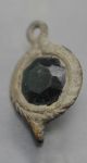 Tudor Period Pendant With Faceted Green Glass Insert Other Antiquities photo 1