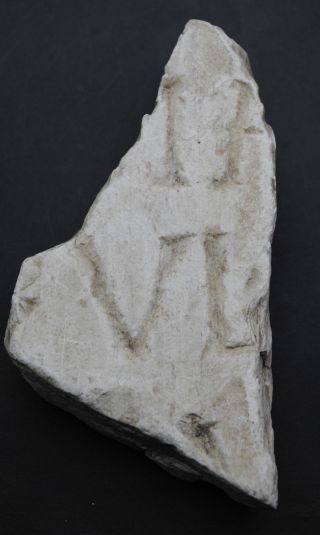 Rare Ancient Roman Marble Carved Diploma Fragment 1st - 2nd Century Ad photo