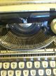 Vintage Olympic Deluxe Typewriter Grey 1950 ' S Cool Case West Germany Typewriters photo 2