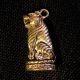 Thai Amulets Magic Tiger Brass Figurine Pendant Power Wealth Rich Luck Charm D06 Amulets photo 1