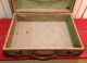 Rare Antique 1900s - 1920s Woven Caned Wheat Grass Train Suitcase,  Leather 1900-1950 photo 6