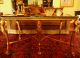 Maison Jansen Regency Gorgeous Huge Tall Coffee Table Gold Florentine Rare Post-1950 photo 3