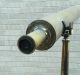 Antique Brass Telescope - Three Inch Objective Optical photo 2