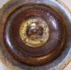 Rare Antique Ww1 British General Service Pressed Leather Economy Button Buttons photo 1