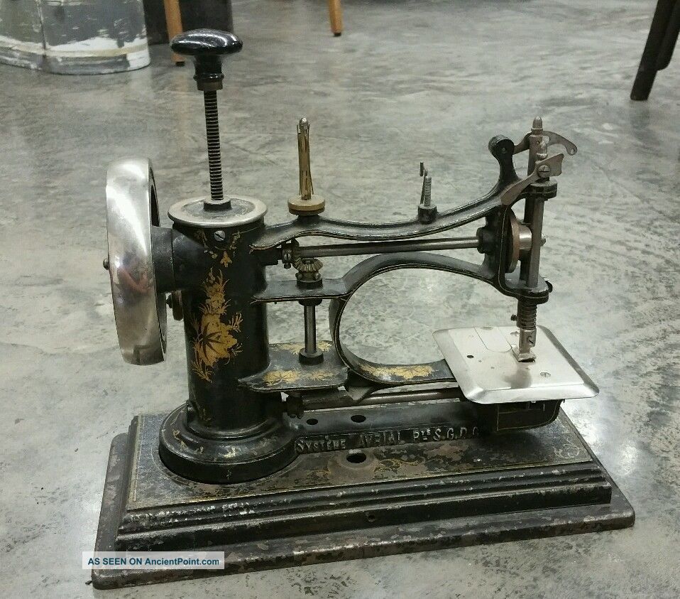 Antique Systeme Avrial Legat Sewing Machine 1890 Augustin Avrial France Sewing Machines photo