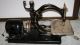 Antique Willcox & Gibbs Sewing Machine - Table Top - Vintage Black Sewing Machines photo 3