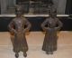 Antique Dutch Hansel & Gretel Fireplace Andirons.  1930 ' S Cast Iron Awesome Look Hearth Ware photo 3
