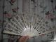 Fan For Girl First Communion,  S Xix,  Rods Bone Hand Carved, Victorian photo 9