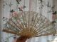 Fan For Girl First Communion,  S Xix,  Rods Bone Hand Carved, Victorian photo 10