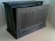 Primitive Country Aged Wood Bread/biscuit Box Removable Shelf Black Distressed Primitives photo 4