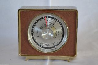 Taylor Barometer Weather Forecaster / Mid Century Modern Home Decor photo