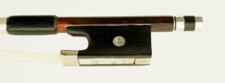 Antique Silver Mounted English Violin Bow - Ready To Play photo