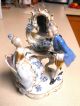 Antique Carl Theodor Frankenthal Porcelain Couple At Vanity Figurine - 18th C Figurines photo 1