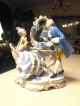 Antique Carl Theodor Frankenthal Porcelain Couple At Vanity Figurine - 18th C Figurines photo 7