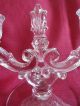 Hawkes Vintage Crystal Glass Candle Stick Holder Candelabra Marked Final Listing Candle Holders photo 1
