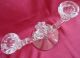 Hawkes Vintage Crystal Glass Candle Stick Holder Candelabra Marked Final Listing Candle Holders photo 5