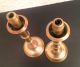 Two Antique Solid Brass Spring Action 13 