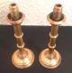 Two Antique Solid Brass Spring Action 13 