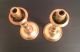Two Antique Solid Brass Spring Action 13 