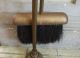 English Victorian Style Brass Fireplace Hearth Tools & Stand Hearth Ware photo 10
