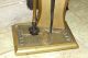 English Victorian Style Brass Fireplace Hearth Tools & Stand Hearth Ware photo 3