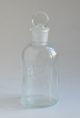 Antique T.  C.  W.  (tcw) Methyl Alcohol Ch3oh Apothecary Glass Bottle With Stopper Bottles & Jars photo 3
