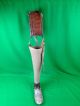 Antique Early 1900 ' S Prosthetic Artificial Leg Wood Metal Leather Left Other Medical Antiques photo 1