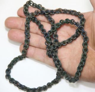 Ancient Vikings.  Bronze Chain.  To Wear Amulet.  Big Size photo