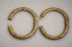 Very Rare Ancient Bronze Inlaid Gold Pair Bracelets Magnificent Near Eastern photo 1