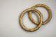 Very Rare Ancient Bronze Inlaid Gold Pair Bracelets Magnificent Near Eastern photo 3