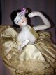 Antique Art Deco German Porcelain Half Doll Flapper She ' S A Beuty Figurines photo 6