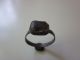 Top Explosive - Ancient Roman Period Bronze Ring With Red Stone (2) Roman photo 2