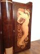 Unusual Italian Modernist Art Deco Inlaid Rosewood & Walnut Cabinet / Sideboard 1900-1950 photo 1