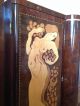 Unusual Italian Modernist Art Deco Inlaid Rosewood & Walnut Cabinet / Sideboard 1900-1950 photo 2
