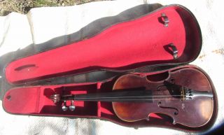 Rare Antique Mathias Neuner Geigenma - /cher In Mittenwald 1810 Nro 94 Violin photo