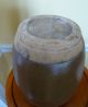 Ancient Chinese Stoneware Pottery Strap Handled Olive Vessel Jar Green Glazed Pots photo 7