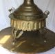 Antique Brass Turkish Brazier With Under Tray & Copper Pan Islamic photo 2