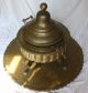 Antique Brass Turkish Brazier With Under Tray & Copper Pan Islamic photo 8