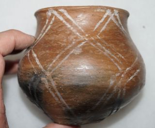 Pre - Columbian Pottery Jar Solid No Restorations photo