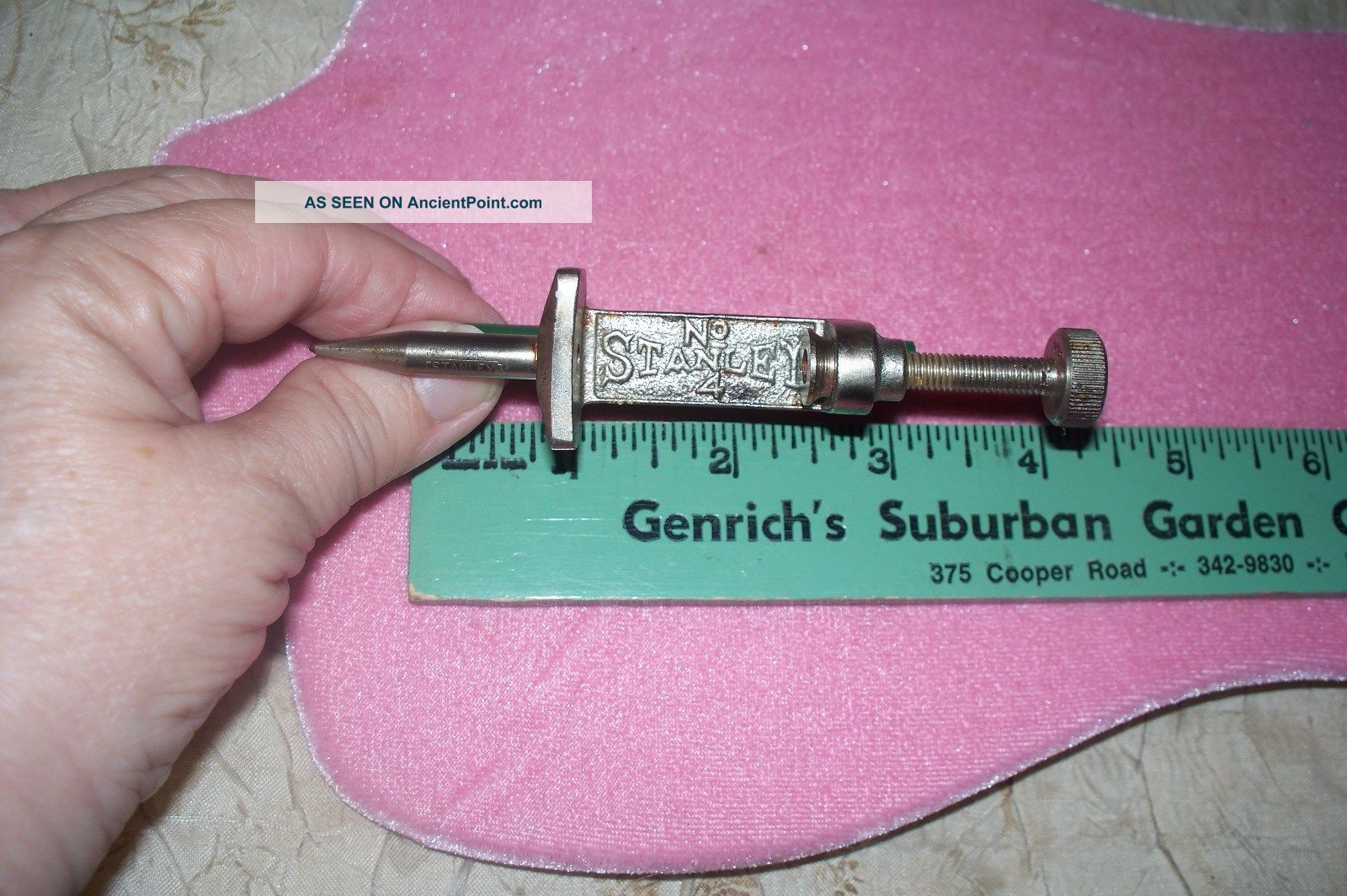 Antique Stanley Trammel? Or Scribe? Art Deco Design - Cool Old Tool Engineering photo