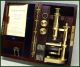 Rare Replica 1899 Leitz Stativ Iv Cased Brass Microscope Outfit Microscopes & Lab Equipment photo 1