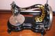 Antique Jones Hand Crank Serpentine Claw Foot Sewing Machine Great Decals Sewing Machines photo 1