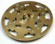 Antique French Enamel Button Pierced Floral Design W/ Pierreries Buttons photo 1