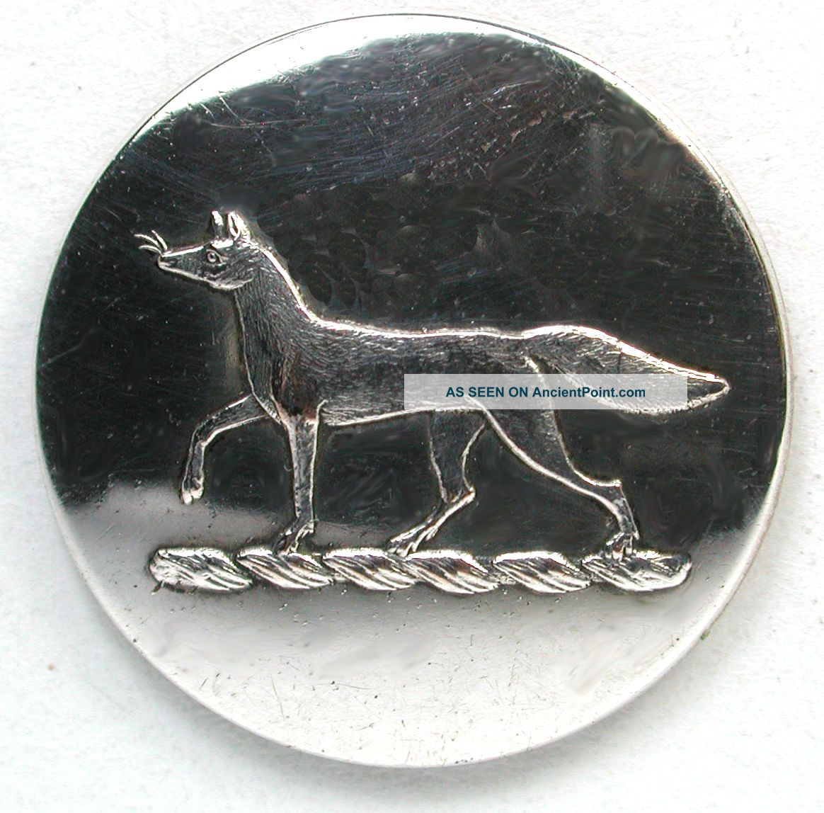 Antique Livery Button Standing Fox Design Firmin & Sons Bk Mk Buttons photo